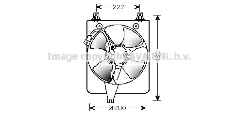 AVA QUALITY COOLING Ventilators, Motora dzesēšanas sistēma HD7529